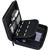 AKWOX [Negro] Funda Nintendo 2DS- Funda de Transporte para Nintendo 2DS